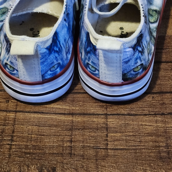 Hot Topic Multicolor Cat Print Sneakers - Picture 4 of 7